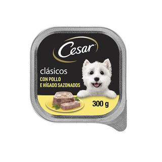 Cesar Frango e Fígado Terrina em Geleia para Cães